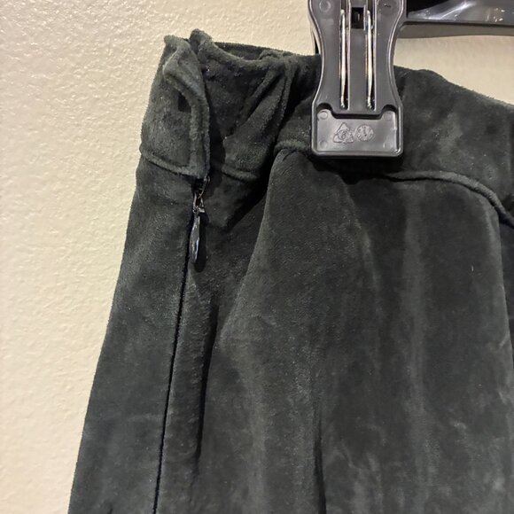 Jessica Holbrock Black 100% Leather Skirt - Women's 16 - Picture 7 of 8